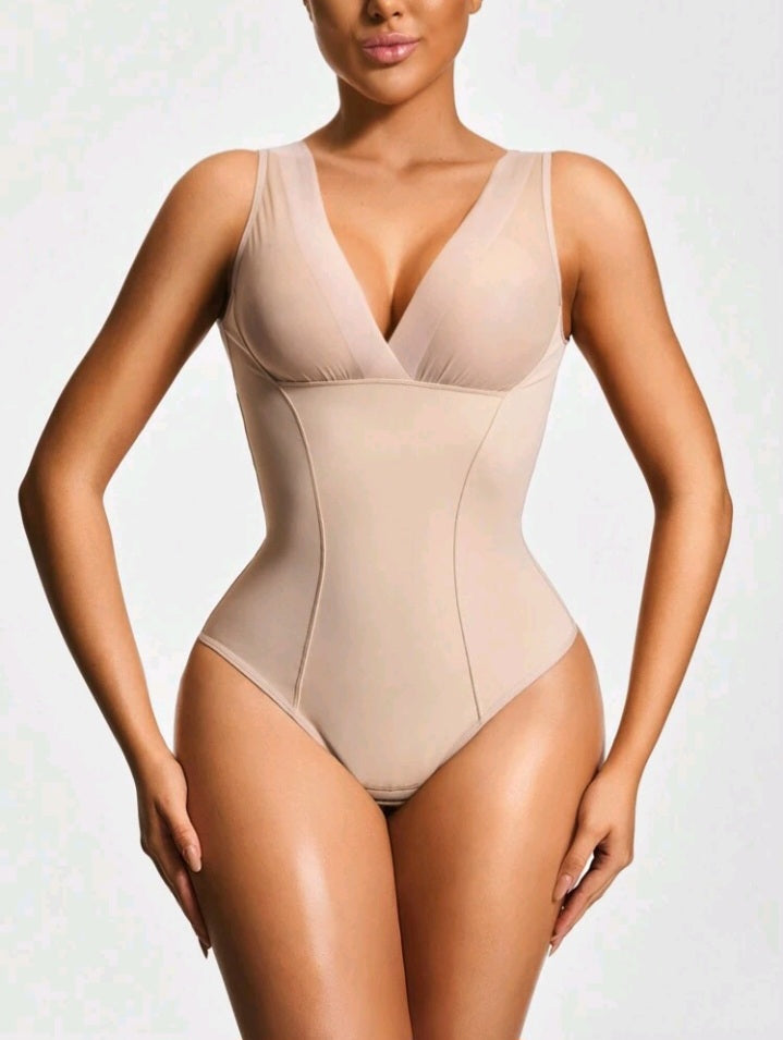 Deep-V Thong Bodysuit